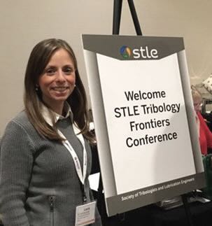 Laura Peña attending the 2015 STLE Tribology Frontiers Conference.