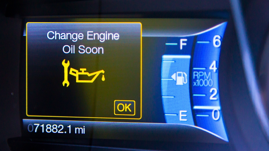 Example of an oil life indicator.